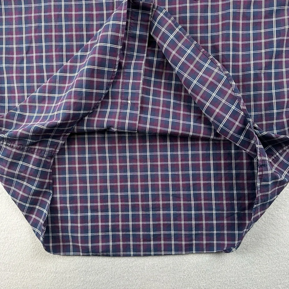 Banana Republic Men's Purple Slim Flex Fit Tech Stretch Cotton Shirt Size Medium